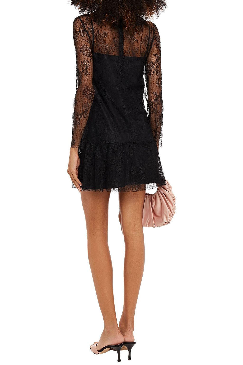 REDVALENTINO Chantilly lace mini dress | THE OUTNET