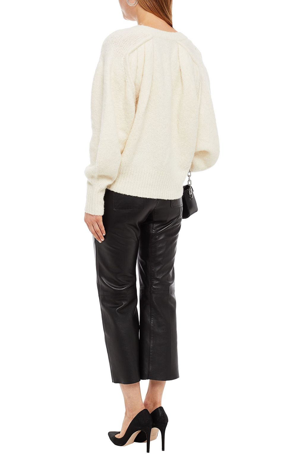IRO Pullover aus einer melierten Alpakamischung