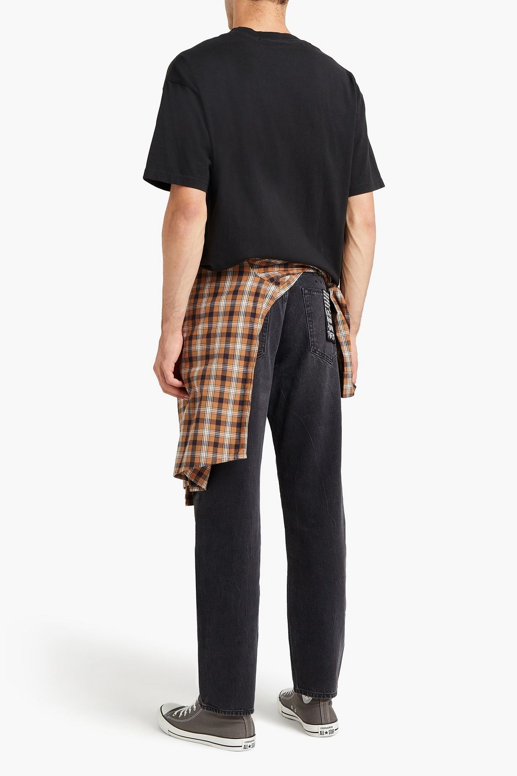 KSUBI Embroidered cotton-jersey T-shirt