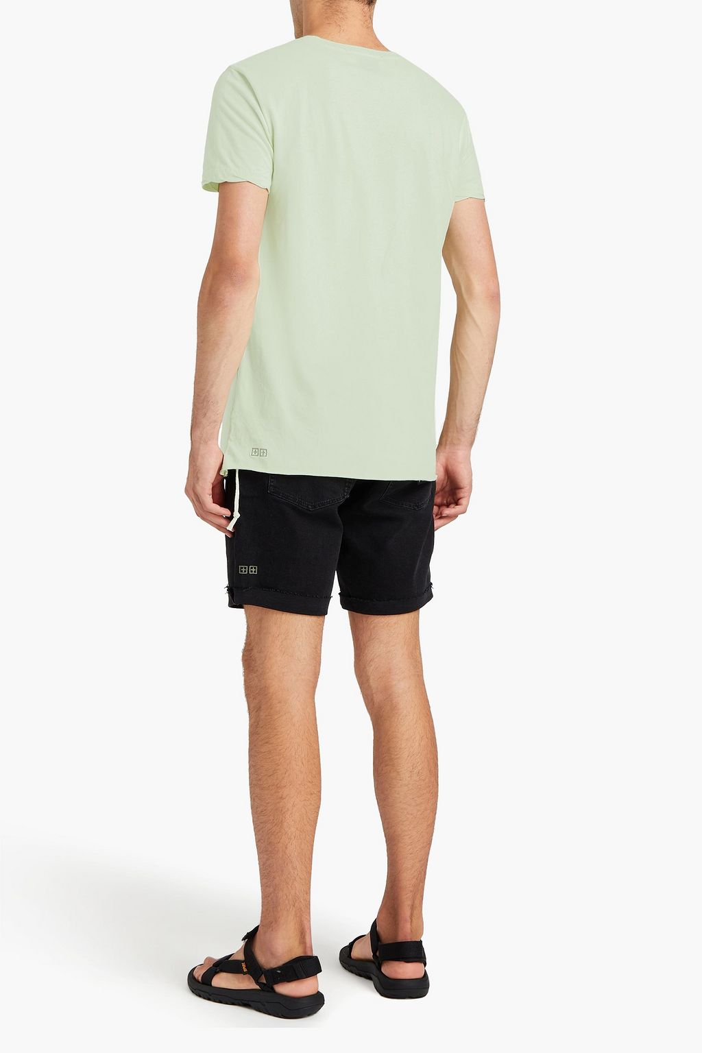 KSUBI Brushed cotton-jersey T-shirt