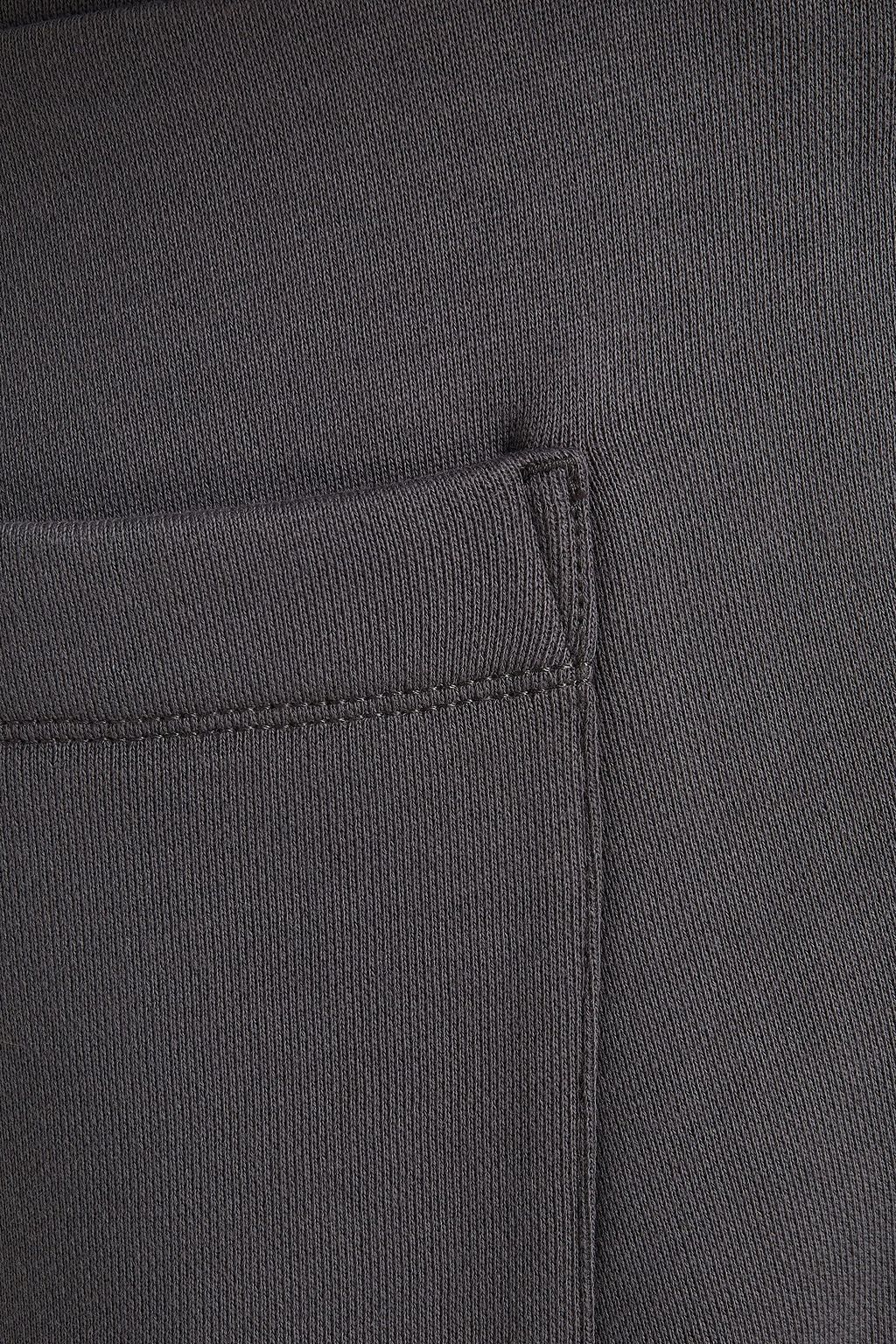 JAMES PERSE French cotton-terry track pants