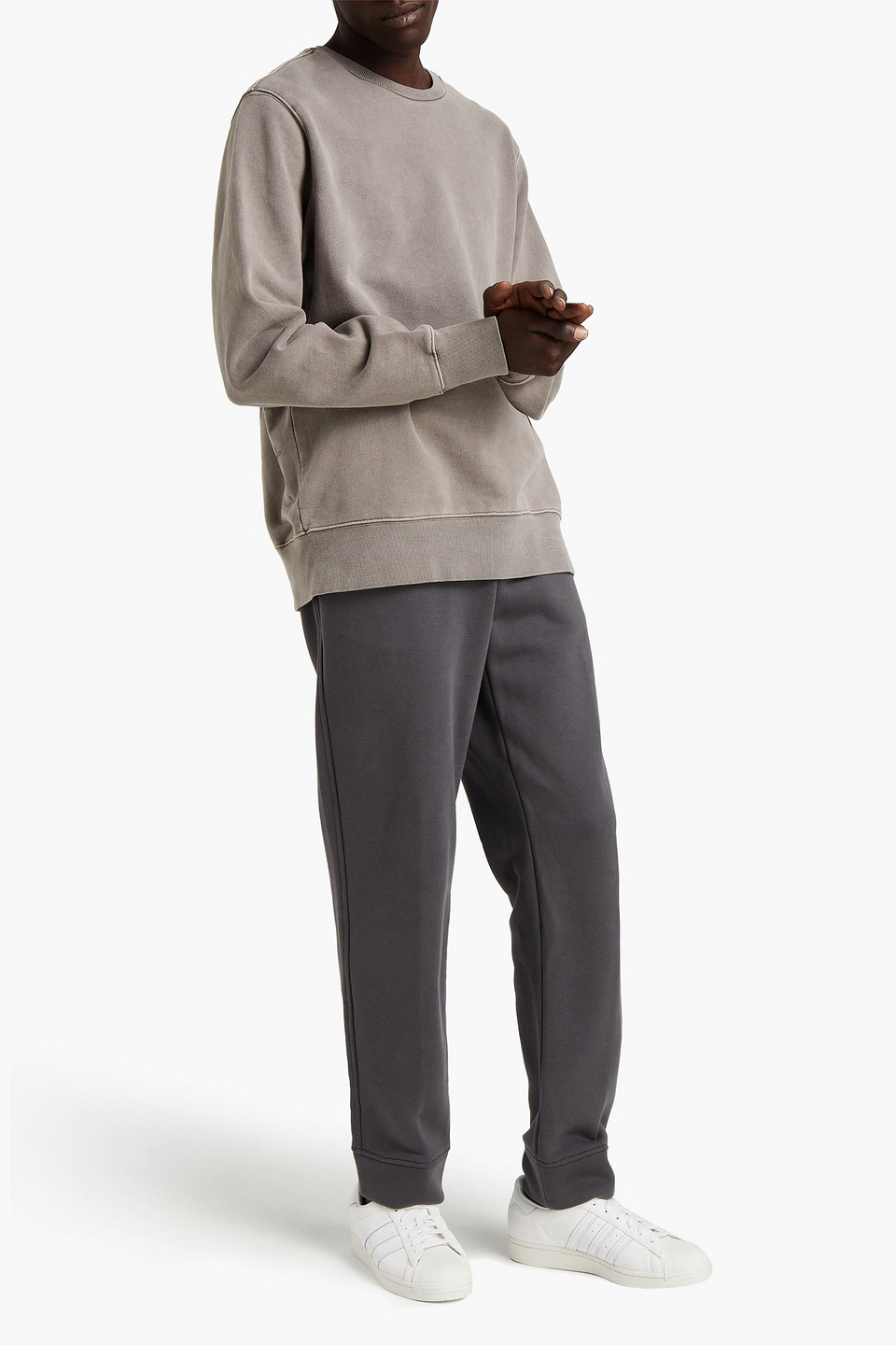 James Perse Man French Cotton-terry Track Trousers