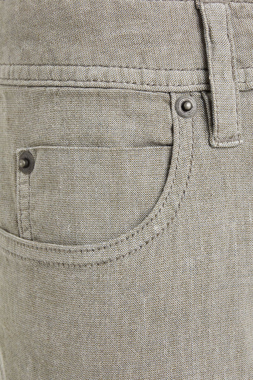 JAMES PERSE Slub cotton-blend chinos