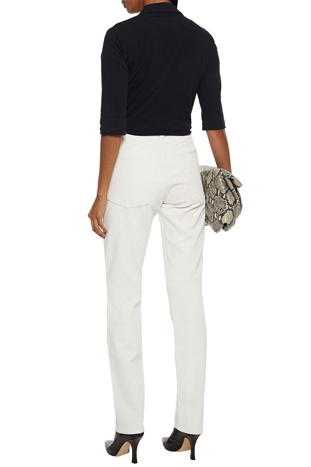 MAJESTIC FILATURES Tie-front stretch-cotton jersey shirt
