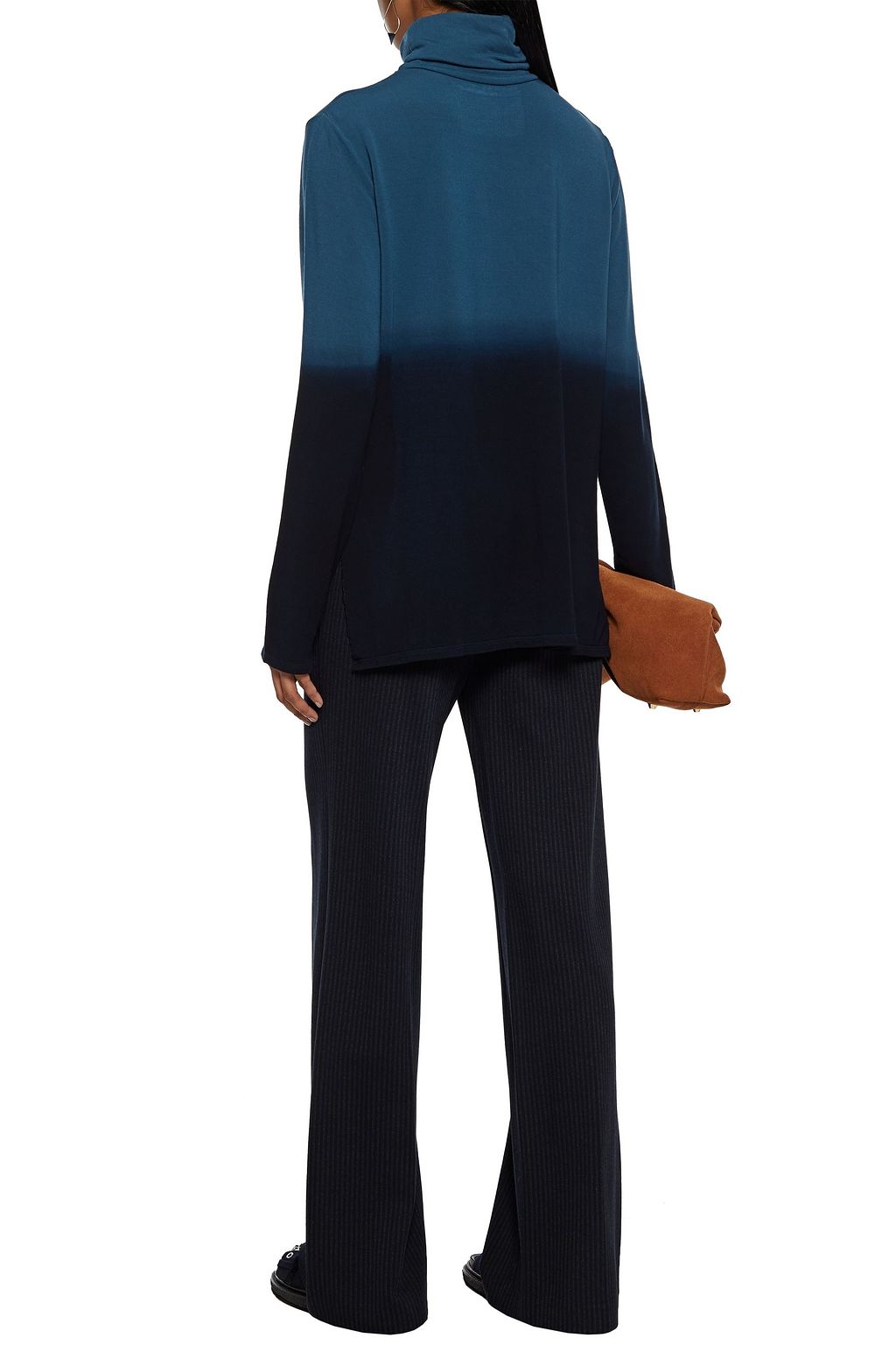 MAJESTIC FILATURES Dégradé French terry turtleneck top