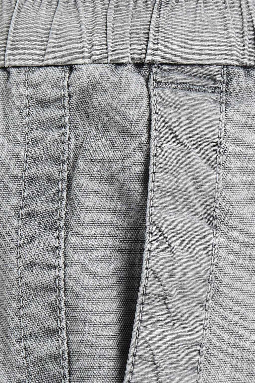 JAMES PERSE Supima cotton-blend poplin and canvas chinos