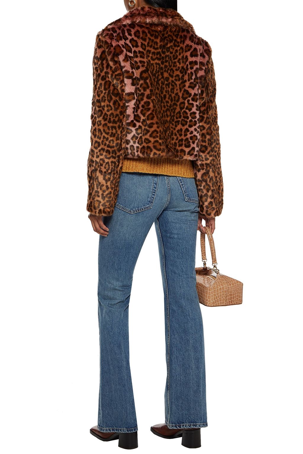 UNREAL FUR Urban Tiger leopard-print faux fur jacket