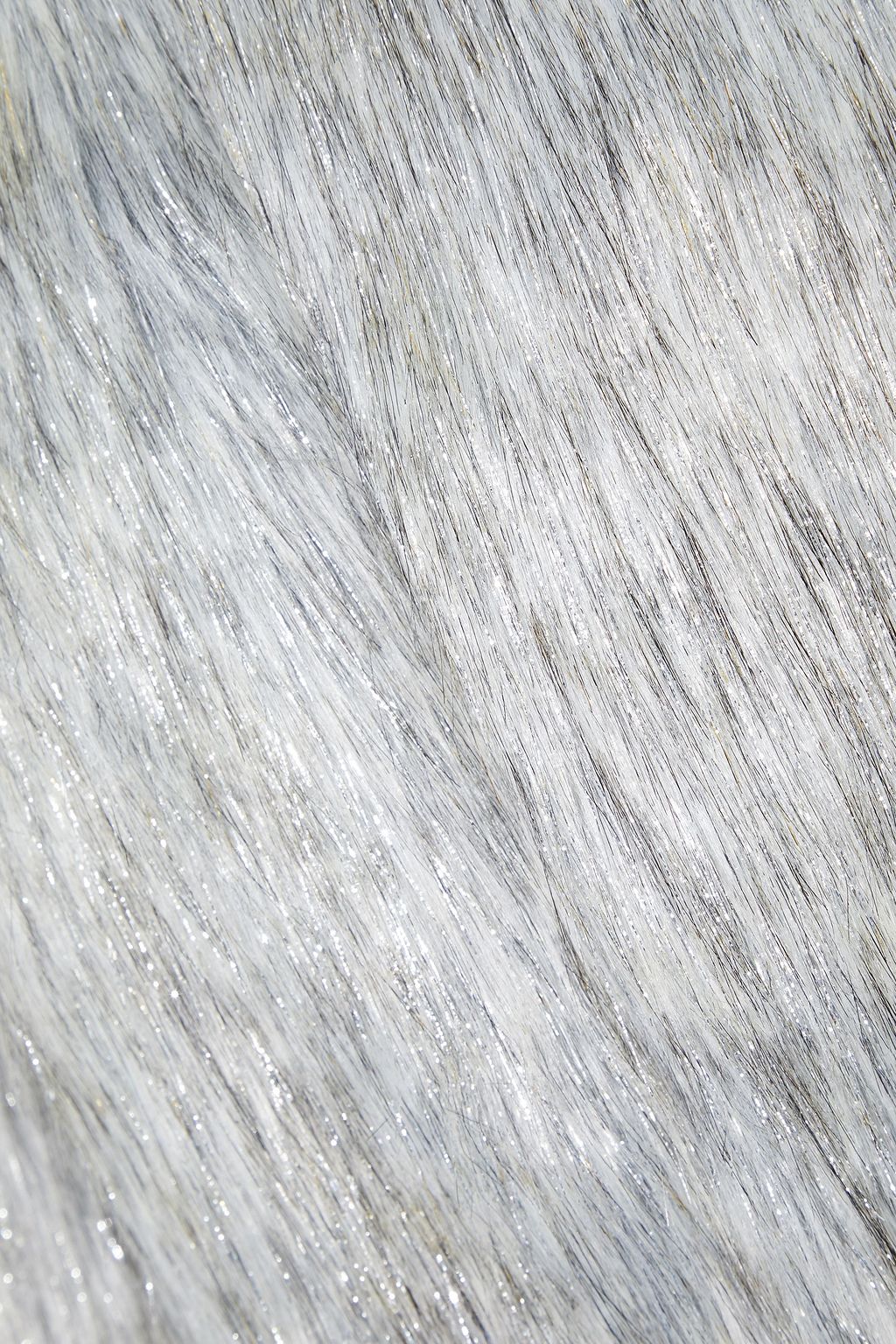 UNREAL FUR Fire And Ice metallic faux fur jacket
