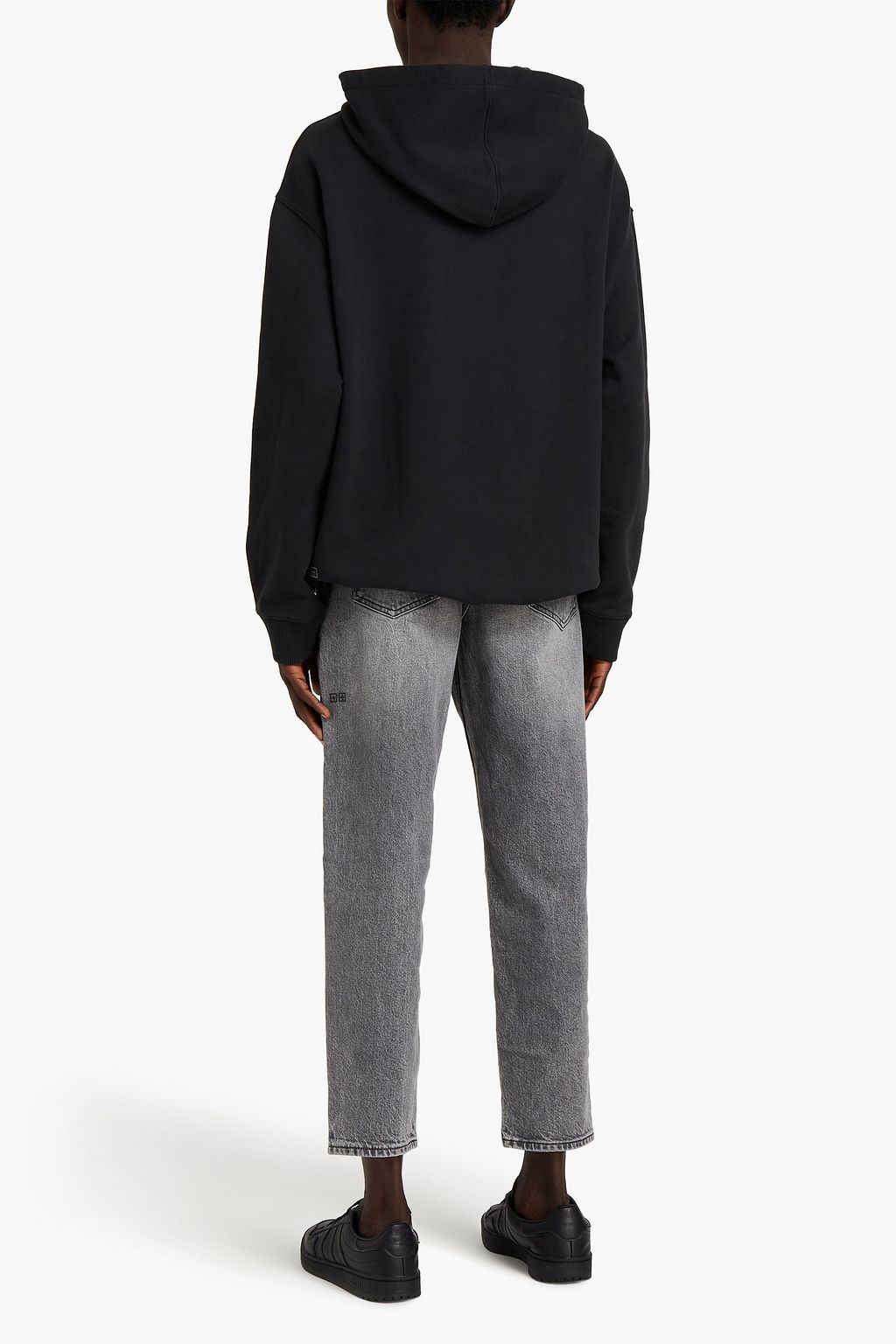 KSUBI Tapered faded denim jeans