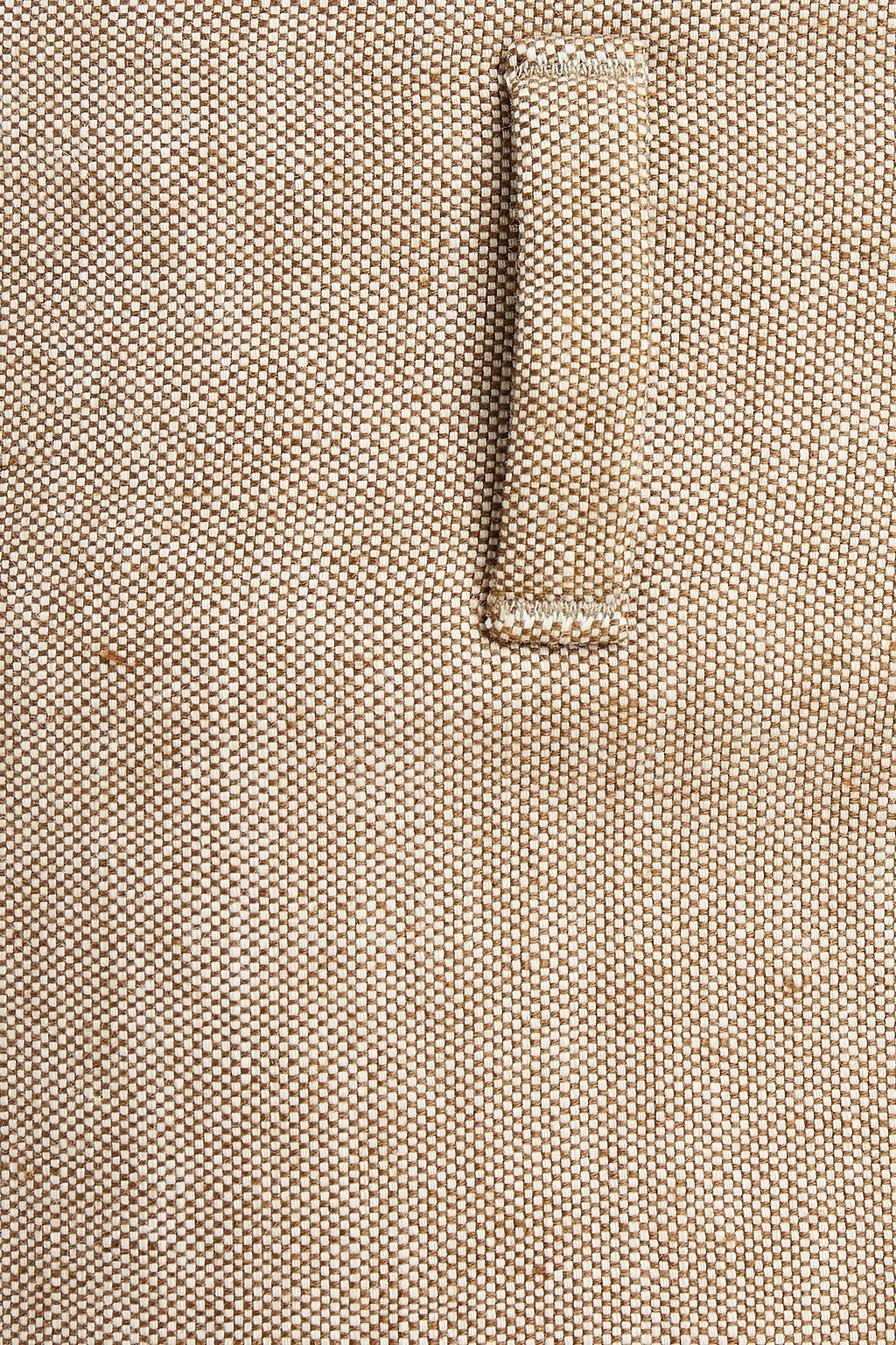 JAMES PERSE Cotton and linen-blend canvas chinos