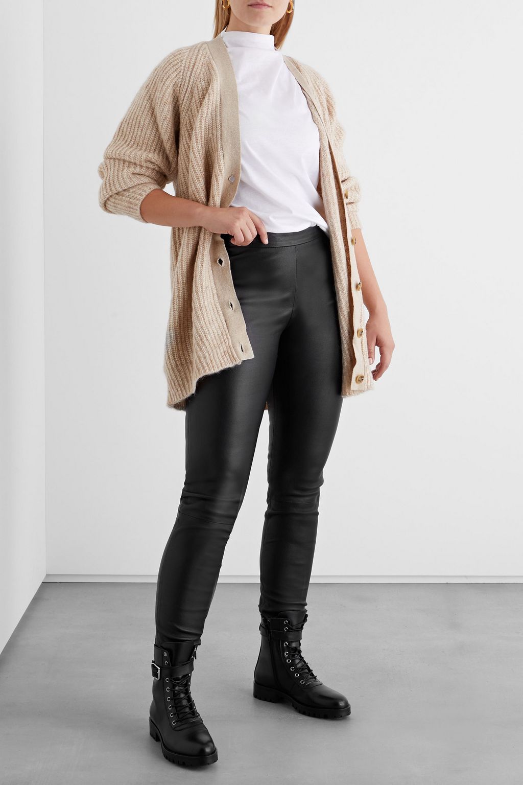 IRIS & INK Audrey leather leggings