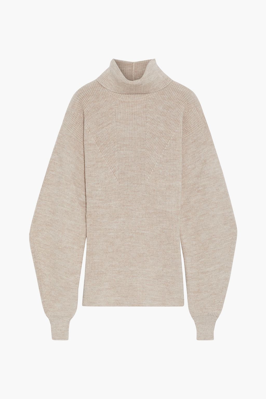alpaca blend turtleneck sweater