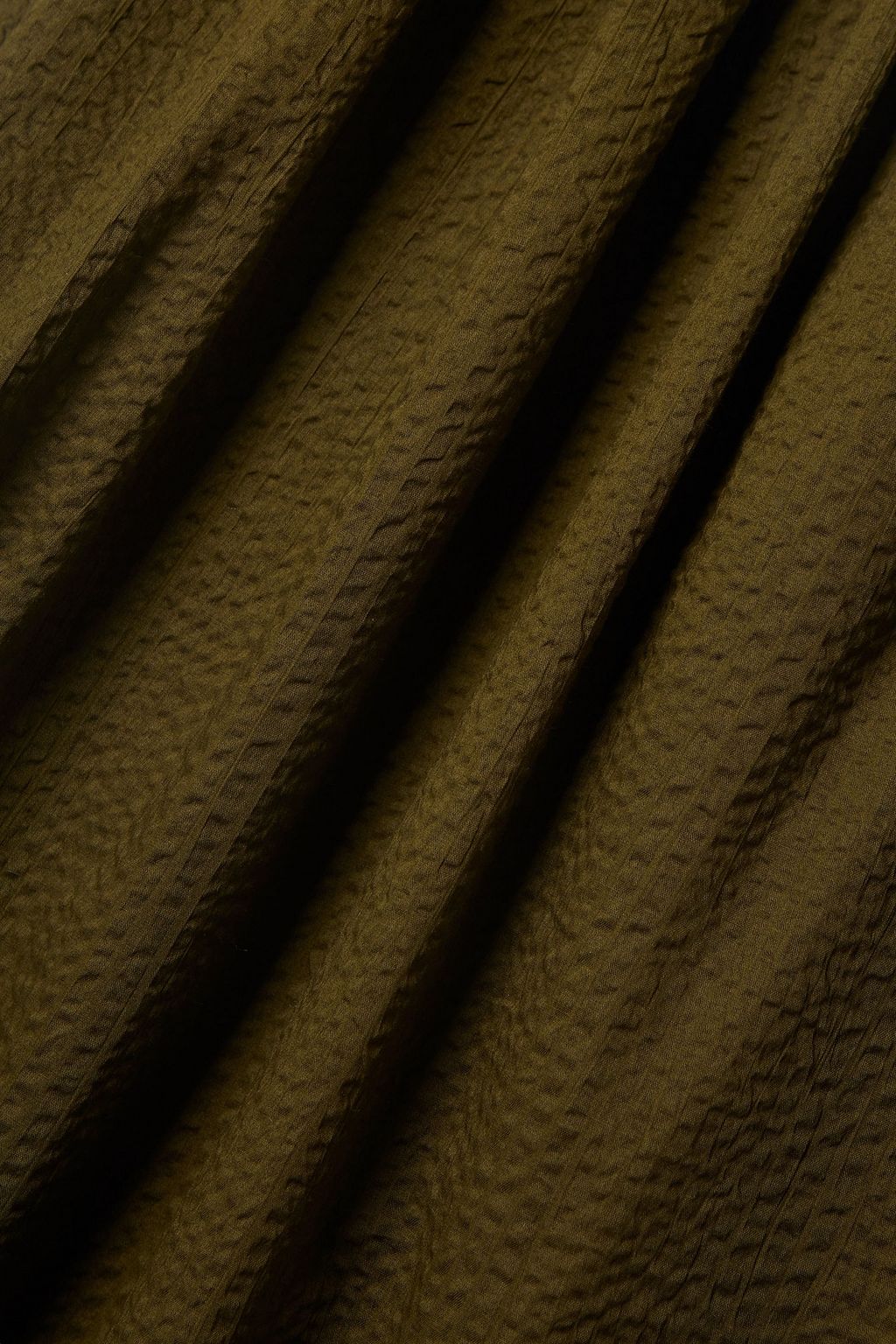 MARYSIA コットンシアサッカー マキシワンピース ギャザー入り