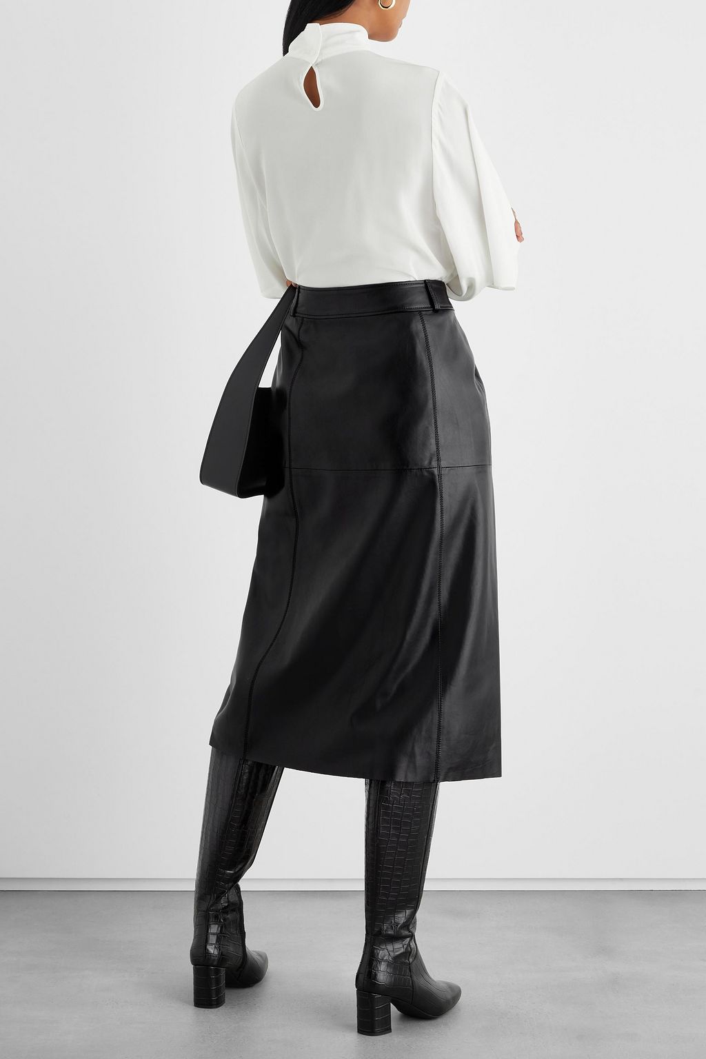 IRIS & INK Vivienne organic silk-crepe blouse