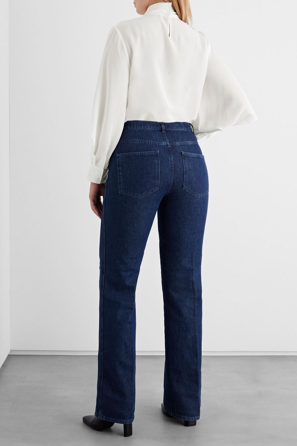 IRIS & INK Vivienne organic silk-crepe blouse