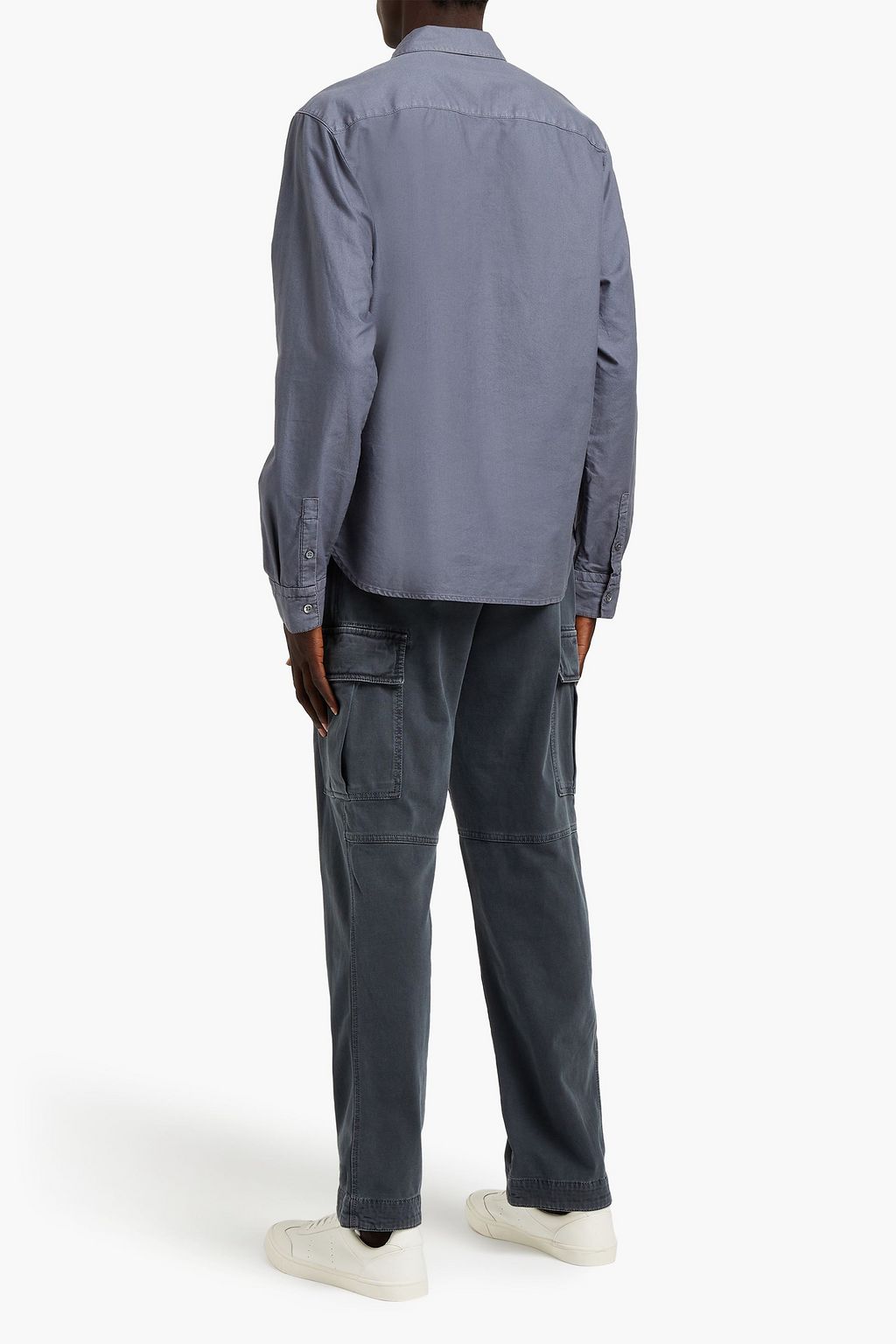 JAMES PERSE Slim-fit cotton-canvas shirt