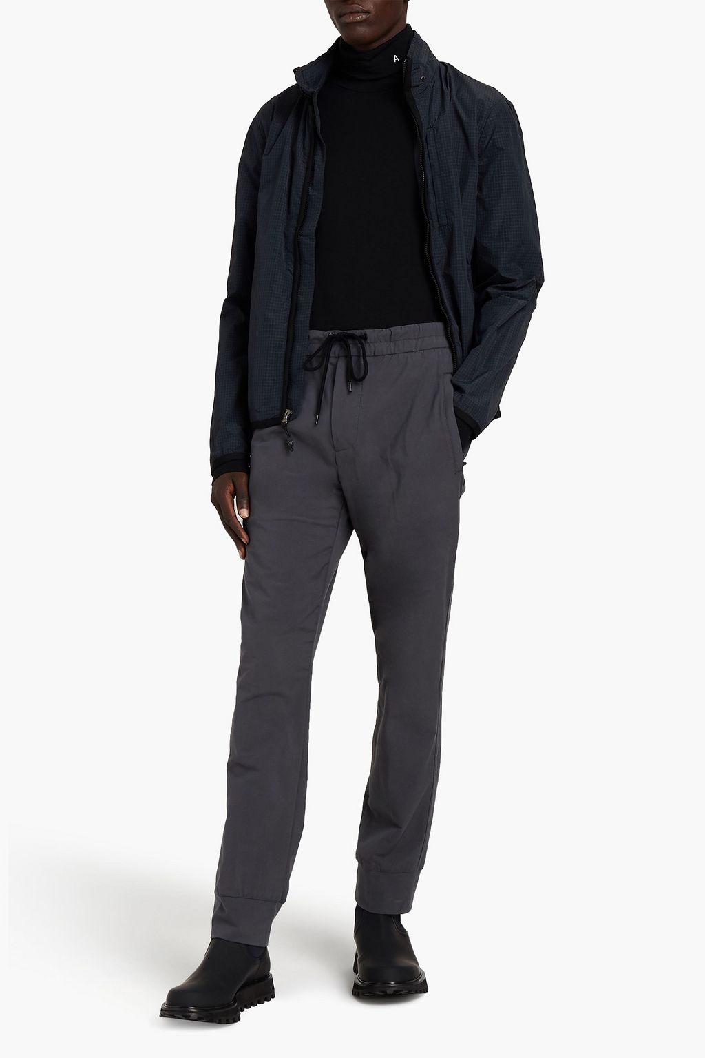 Y/OSEMITE Cotton-blend twill drawstring track pants