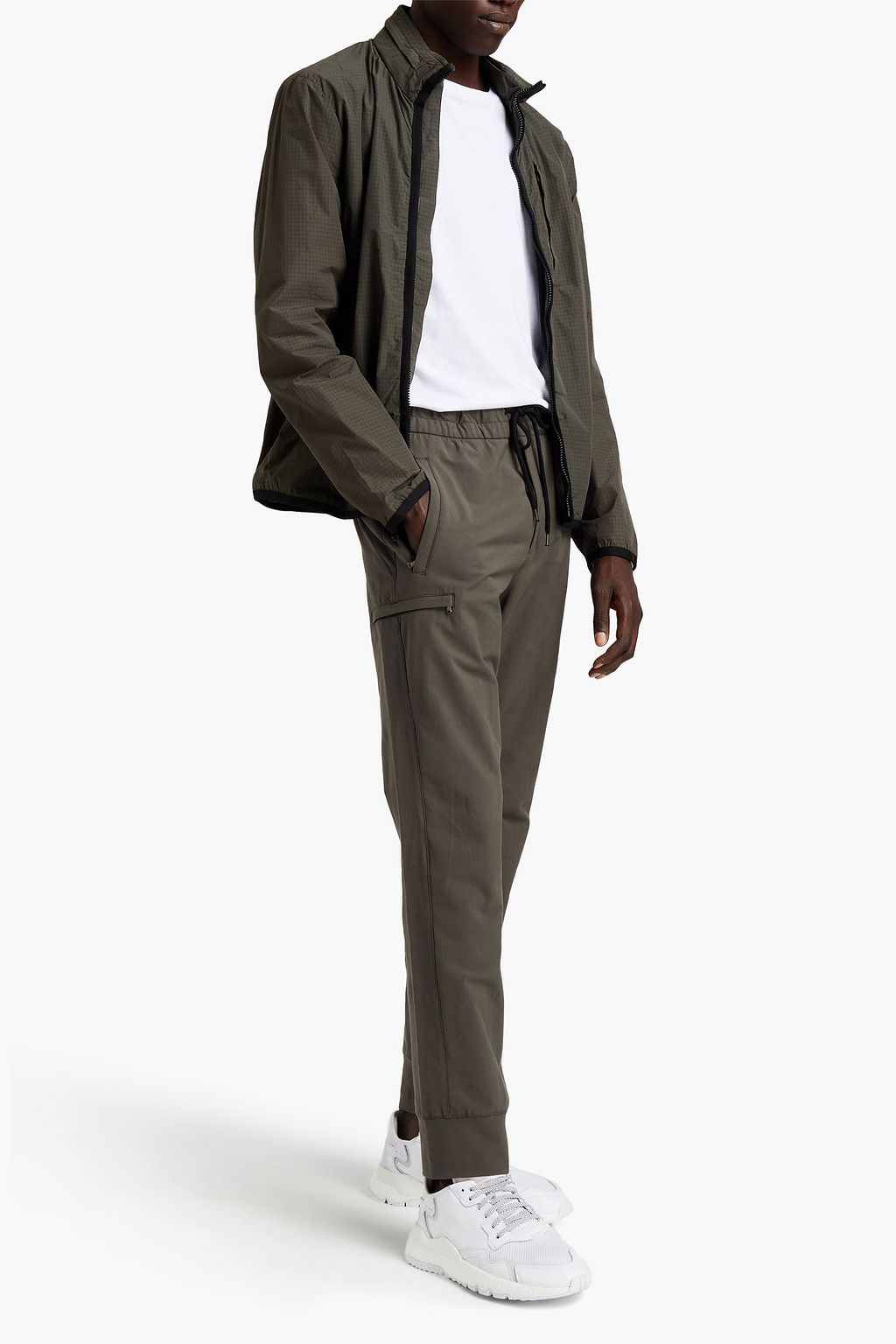 Y/OSEMITE Cotton-blend twill drawstring track pants