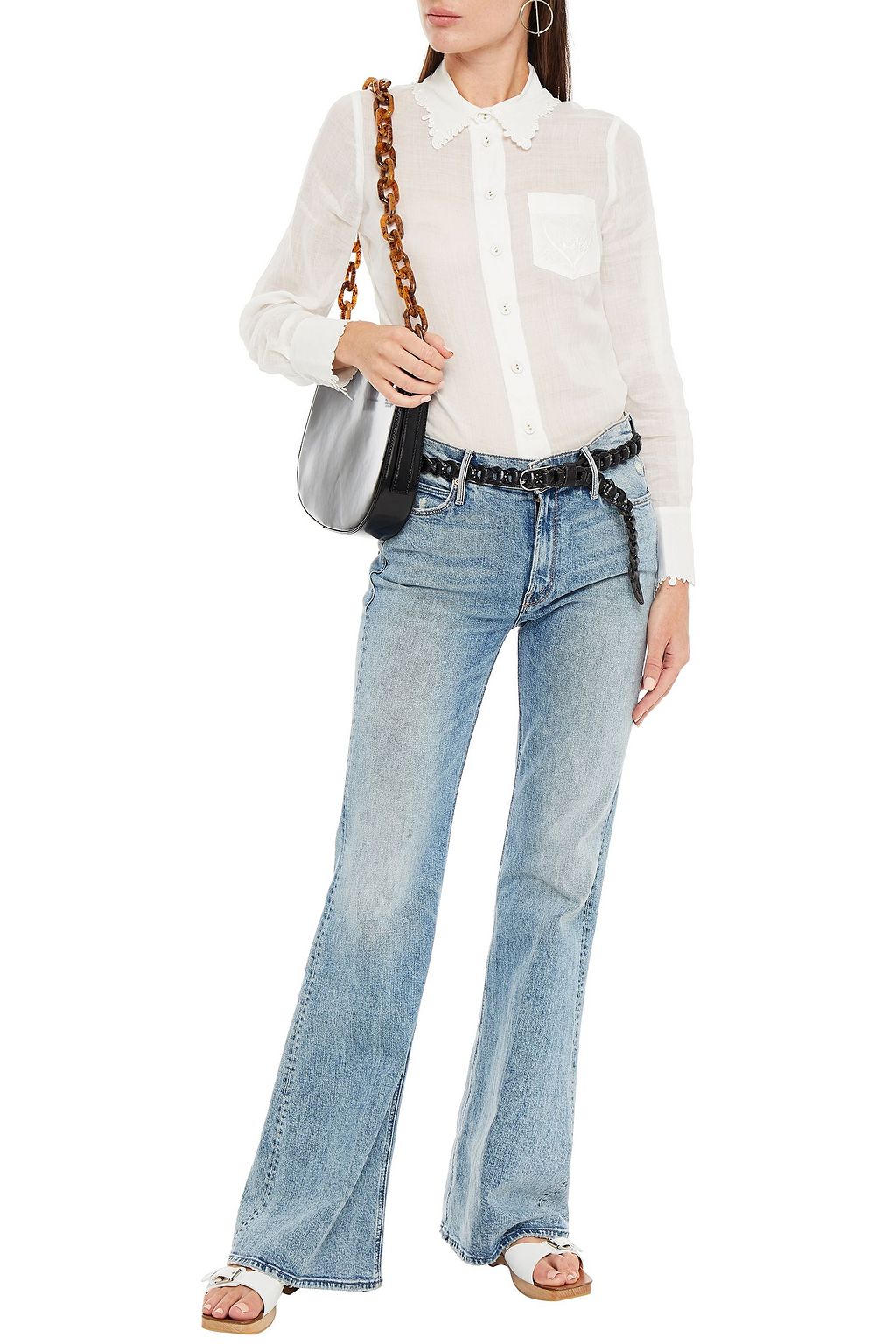 ZIMMERMANN Ramie-gauze shirt