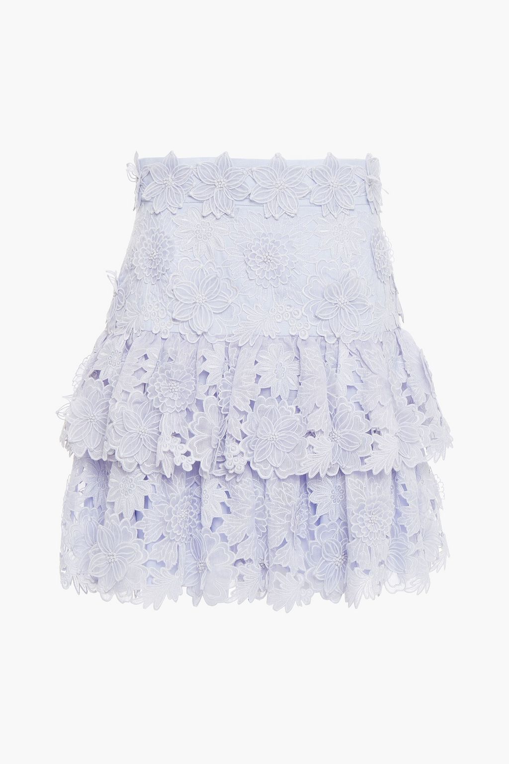 Lacy strap up blue petticoat