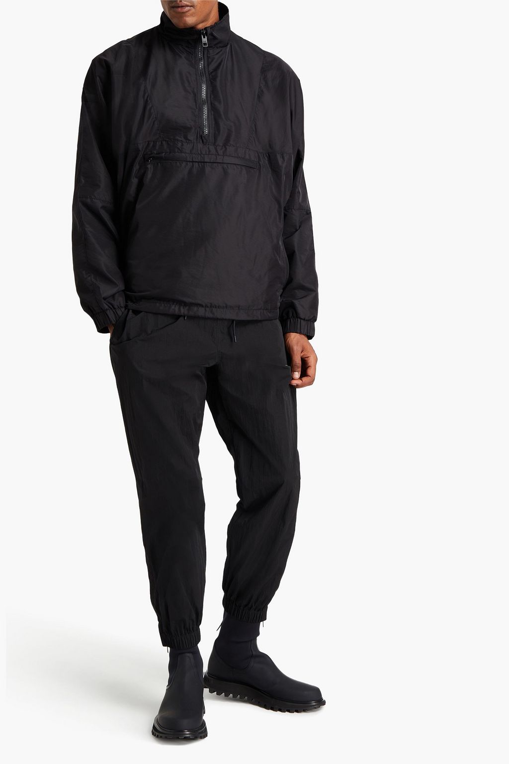 KSUBI Crinkled-shell jacket