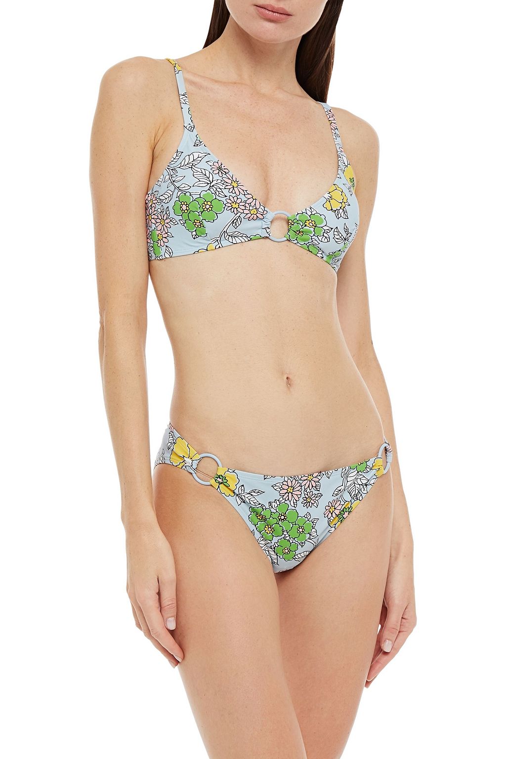 TORY BURCH Floral-print bikini briefs