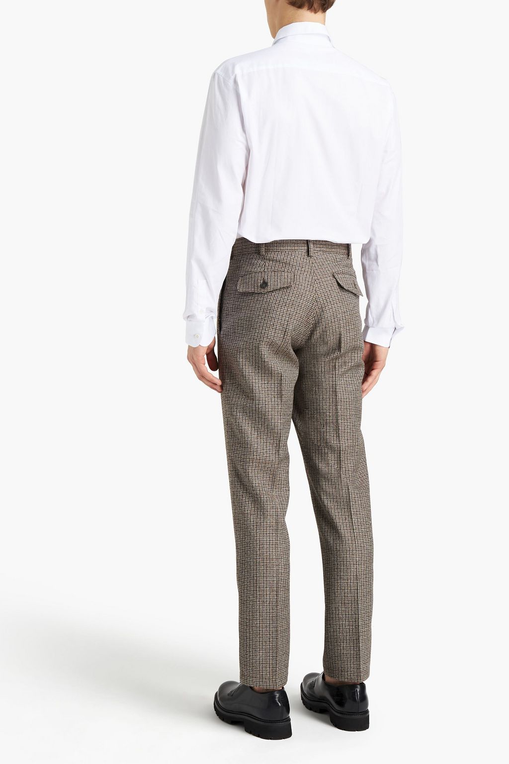 SANDRO Cotton-piqué shirt