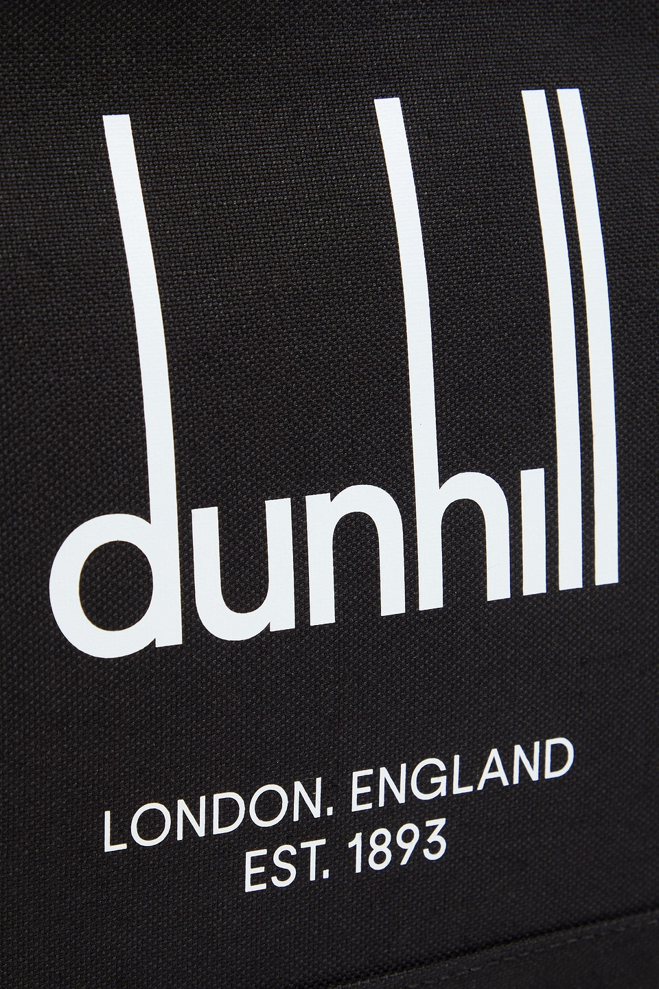 DUNHILL LOGO-PRINT CANVAS POUCH