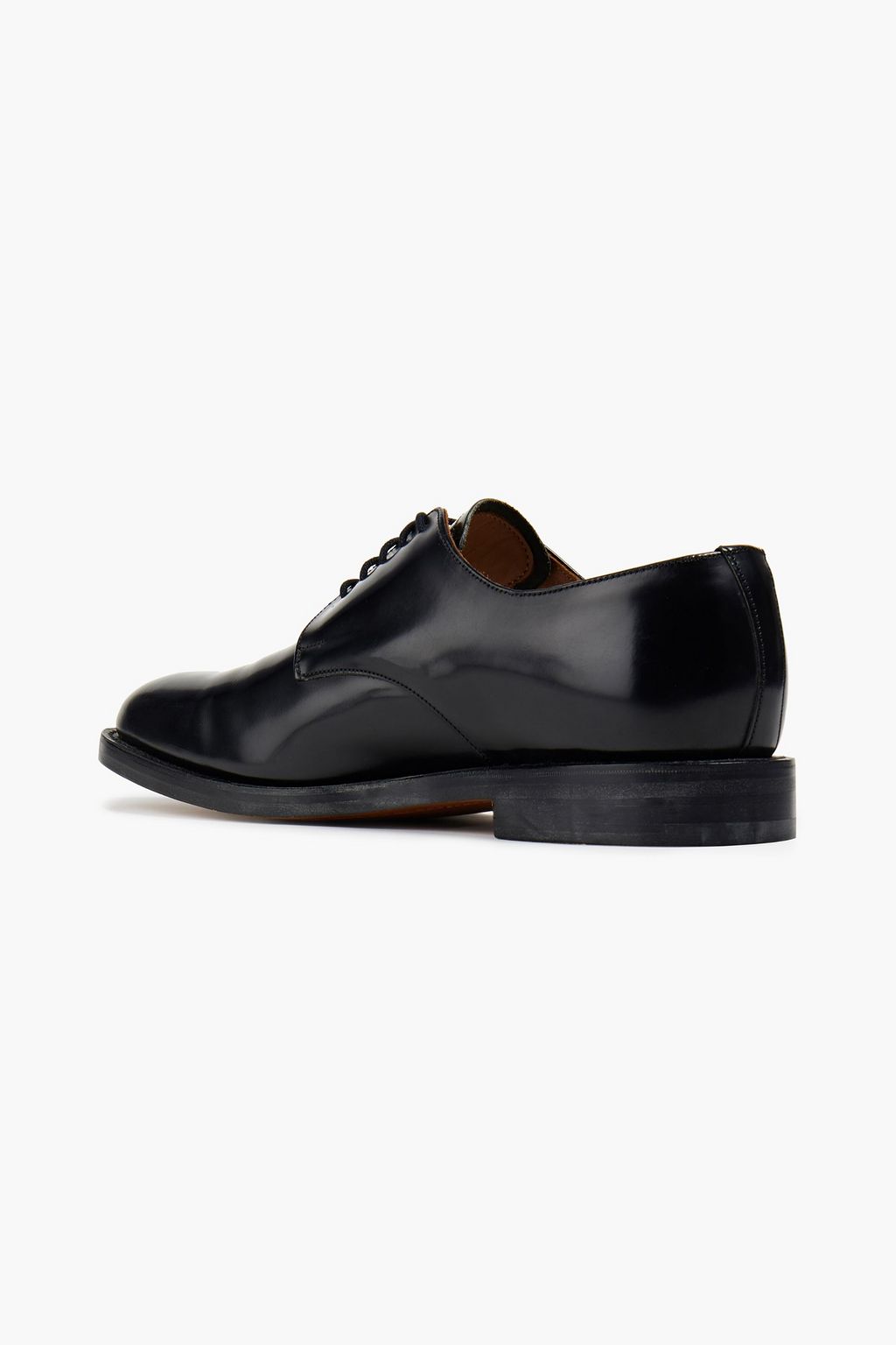 SANDRO Polished leather brogues