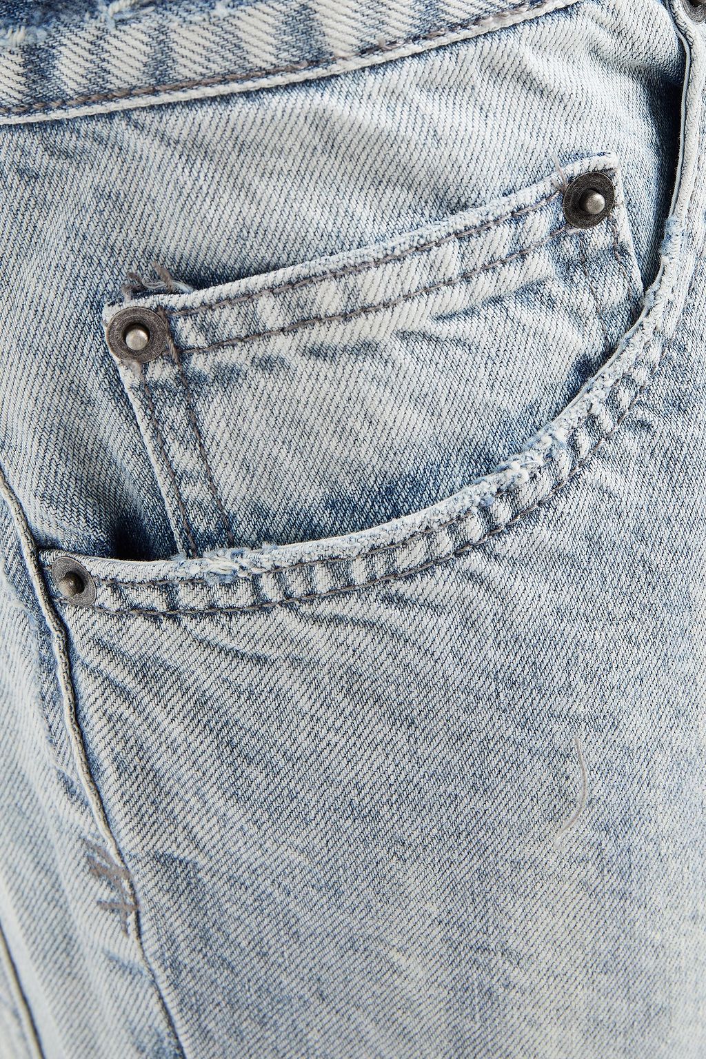 KSUBI Faded denim shorts