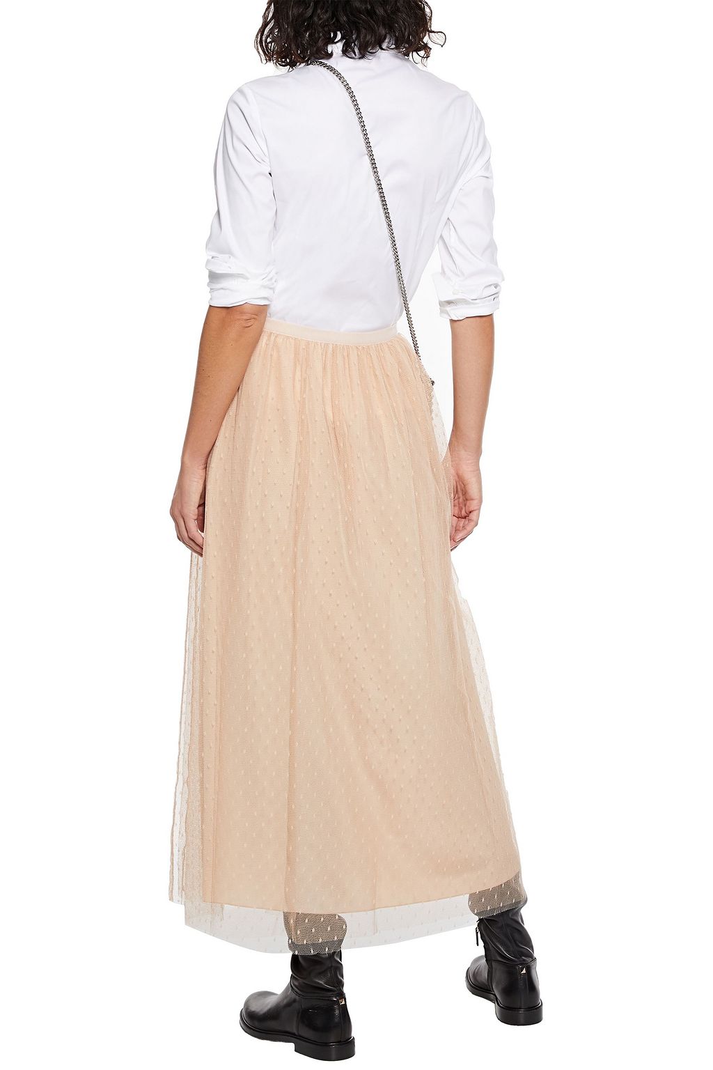 REDVALENTINO Cotton-blend Oxford shirt