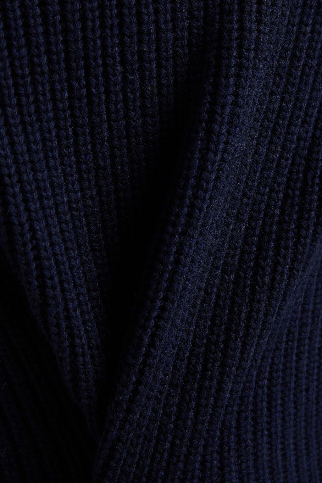 SANDRO Ribbed-knit turtleneck sweater