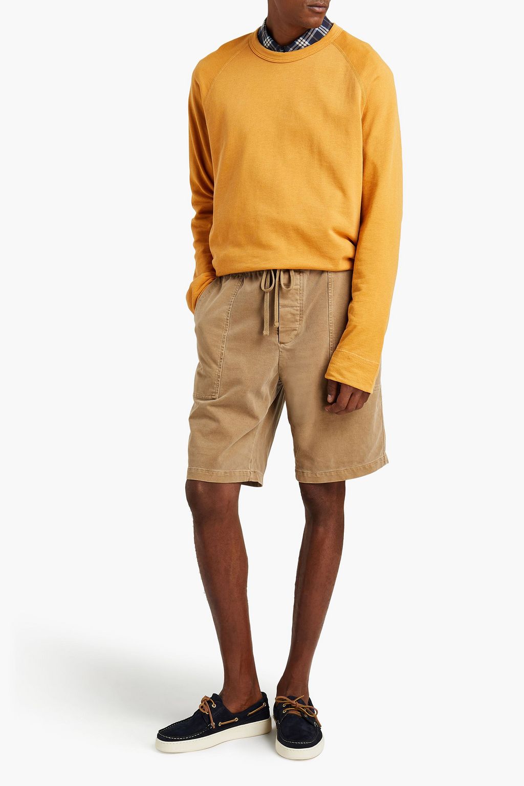 JAMES PERSE French cotton-terry sweatshirt