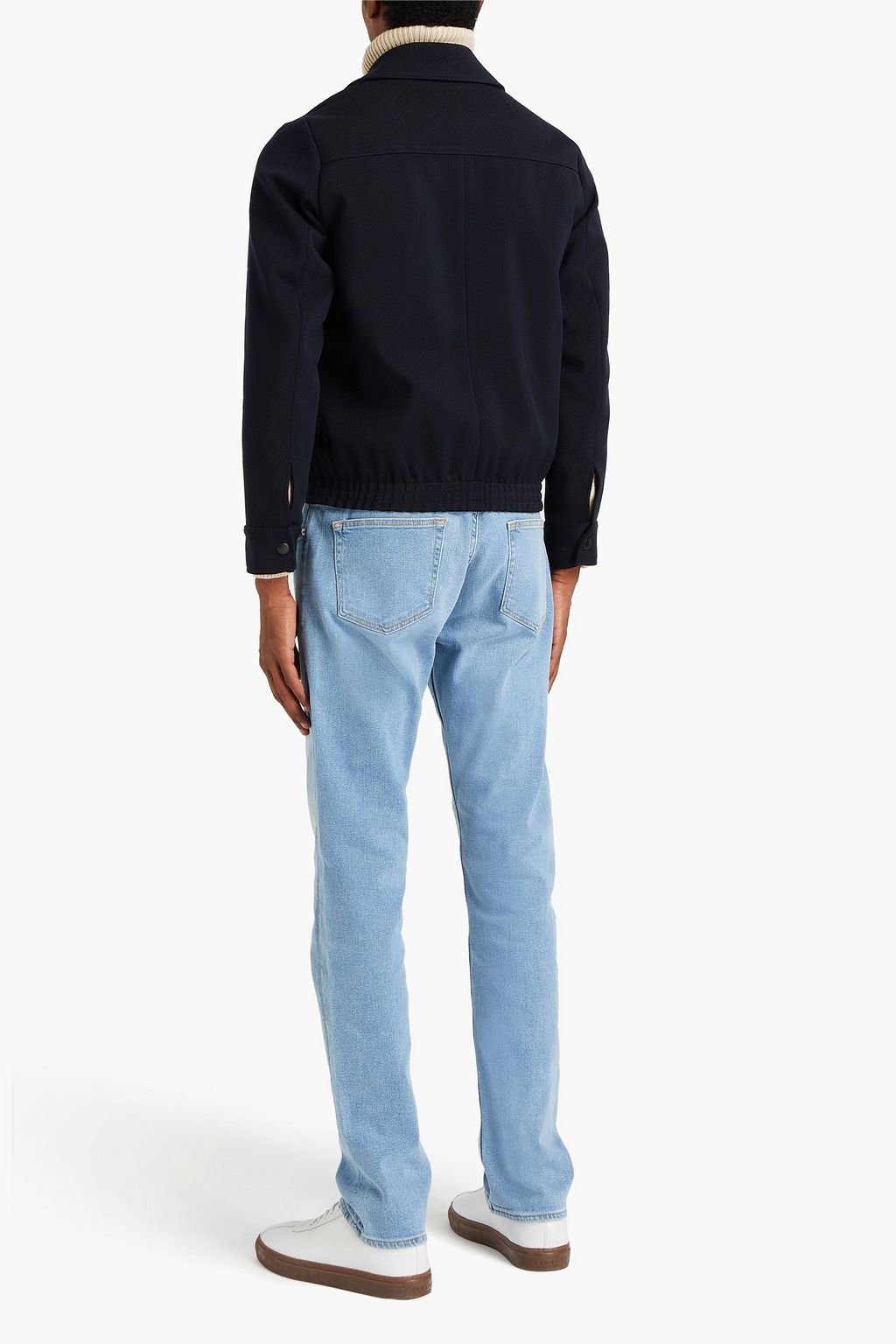 SANDRO Slim-fit twill jacket