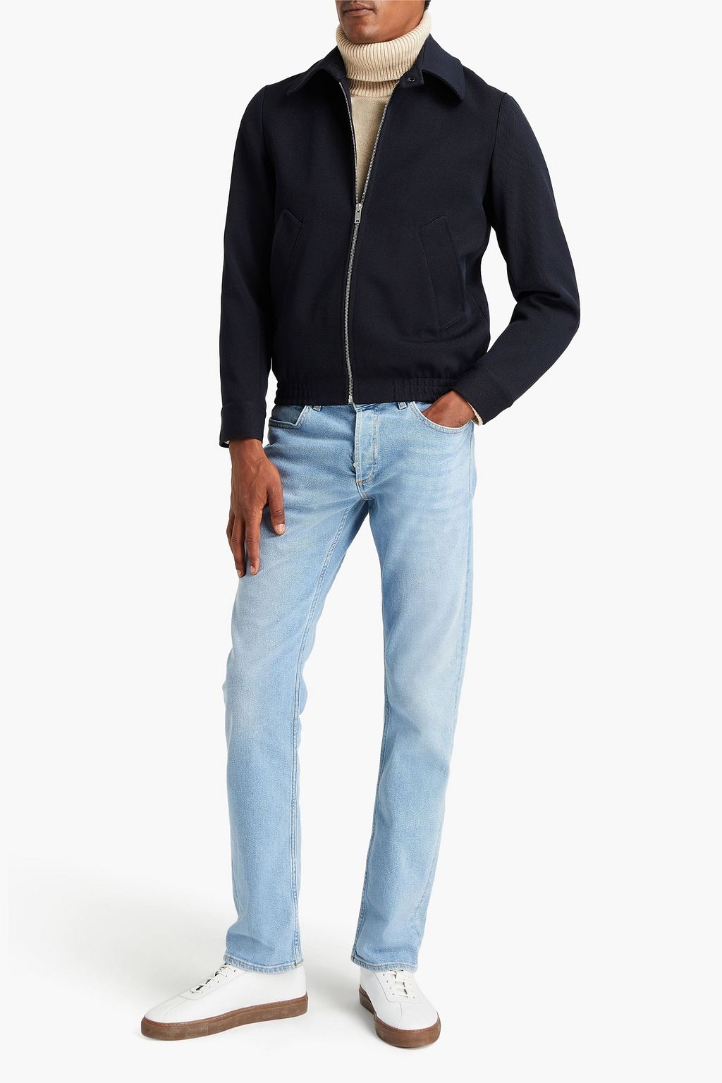 SANDRO Slim-fit twill jacket