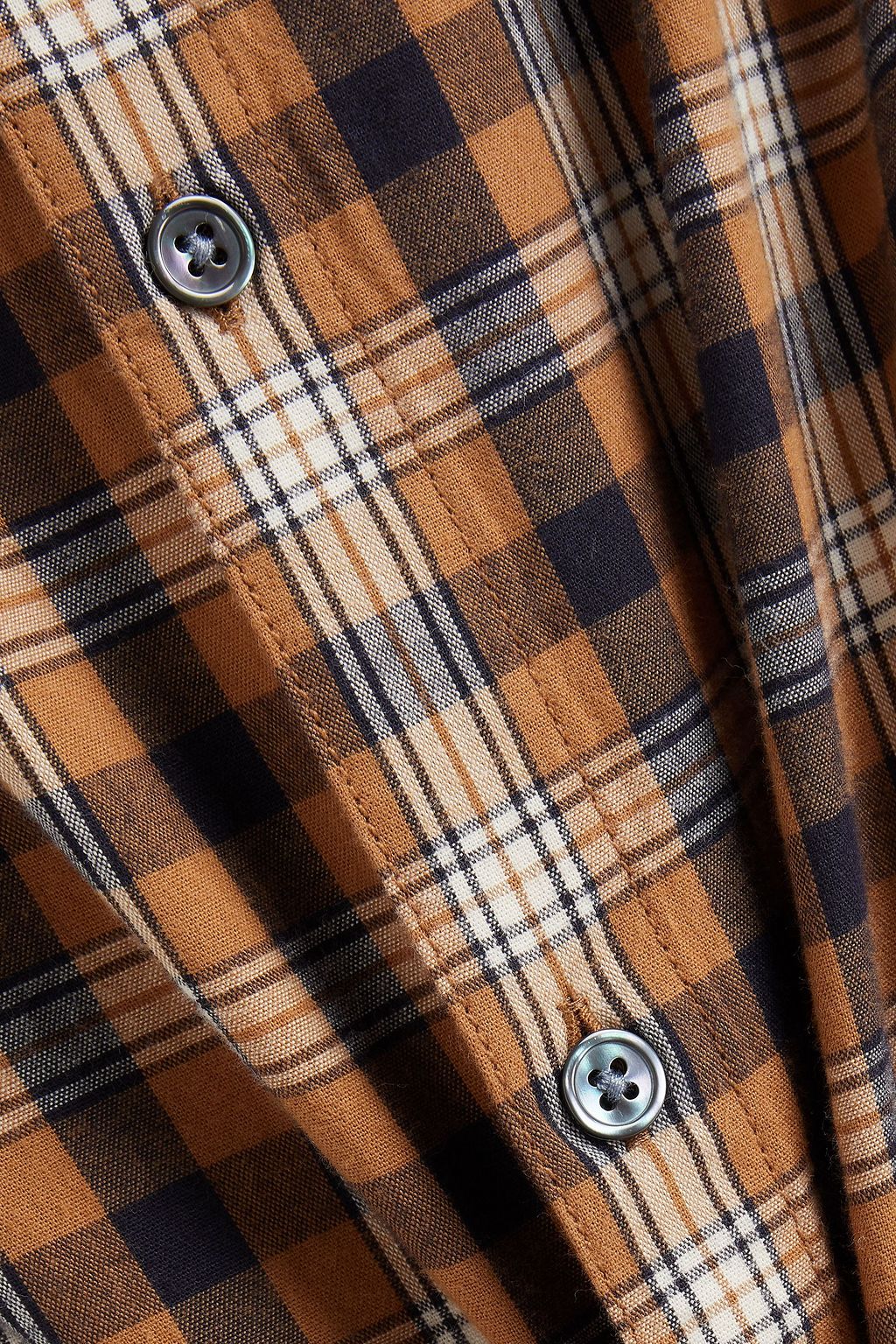 JAMES PERSE Checked cotton shirt