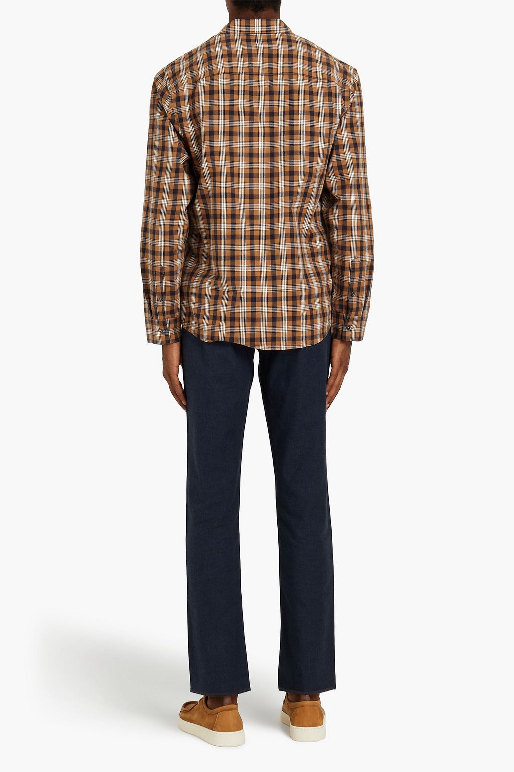 JAMES PERSE Checked cotton shirt