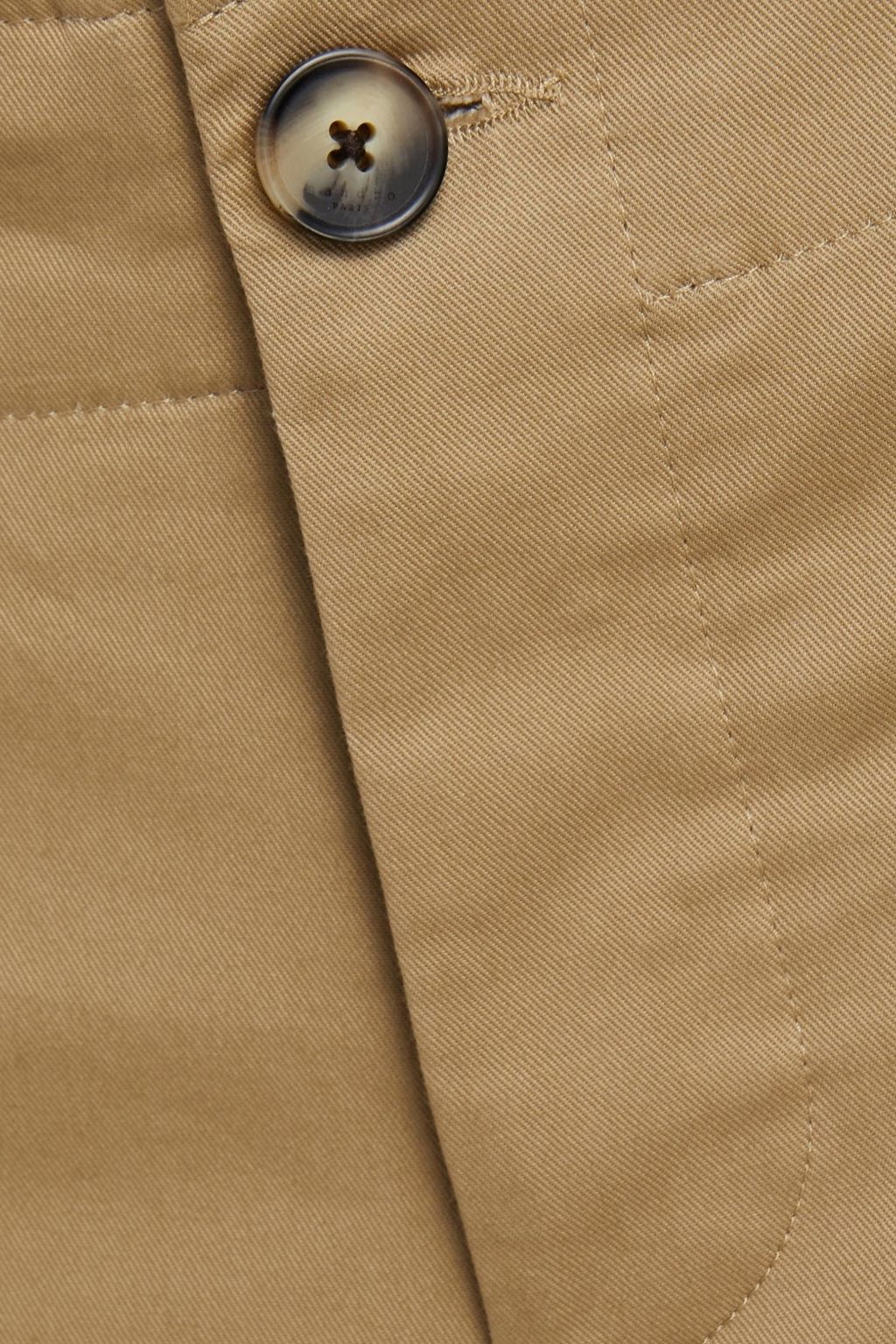 SANDRO Cotton-blend twill chinos