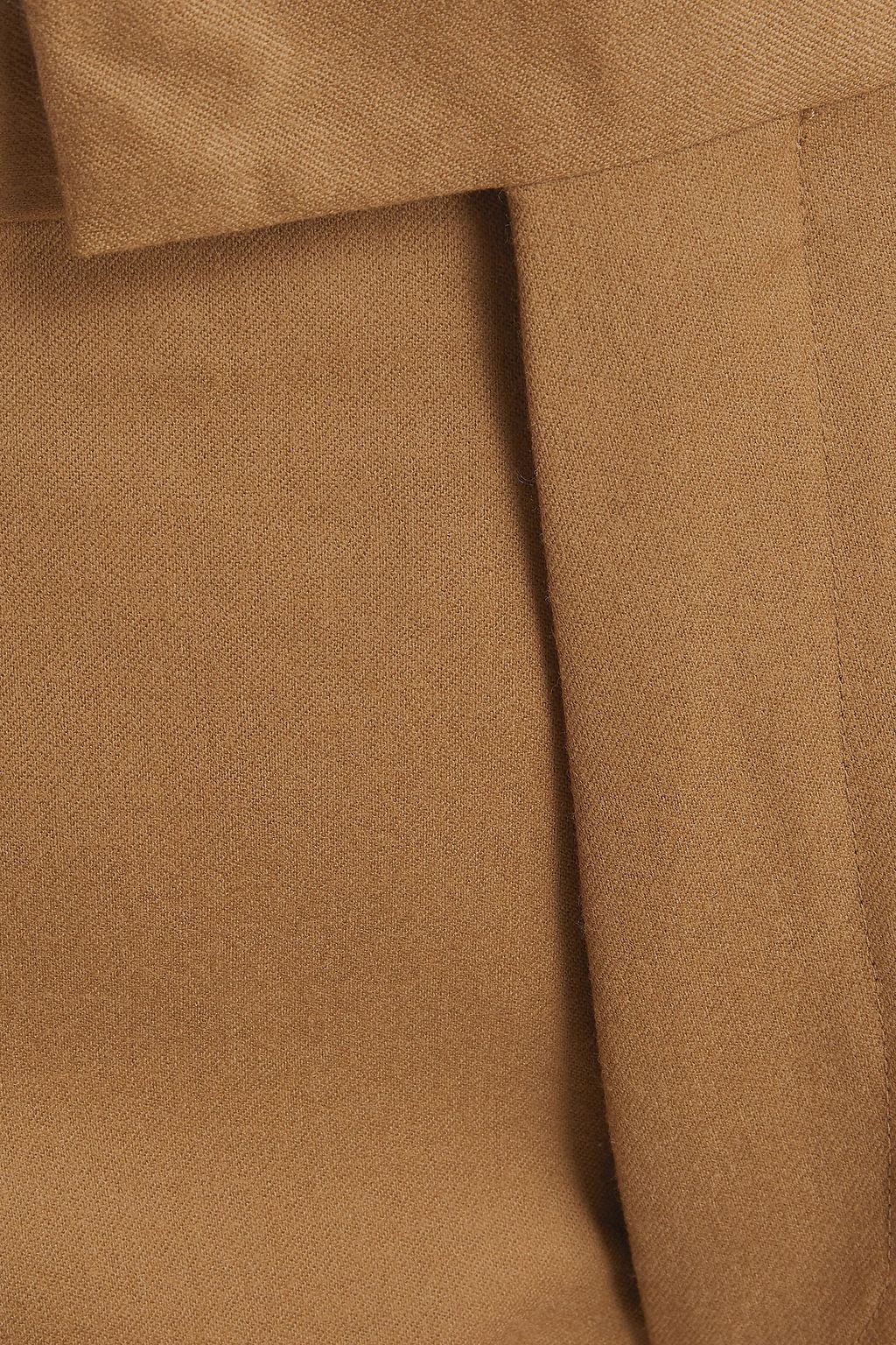 SANDRO Wool-twill pants