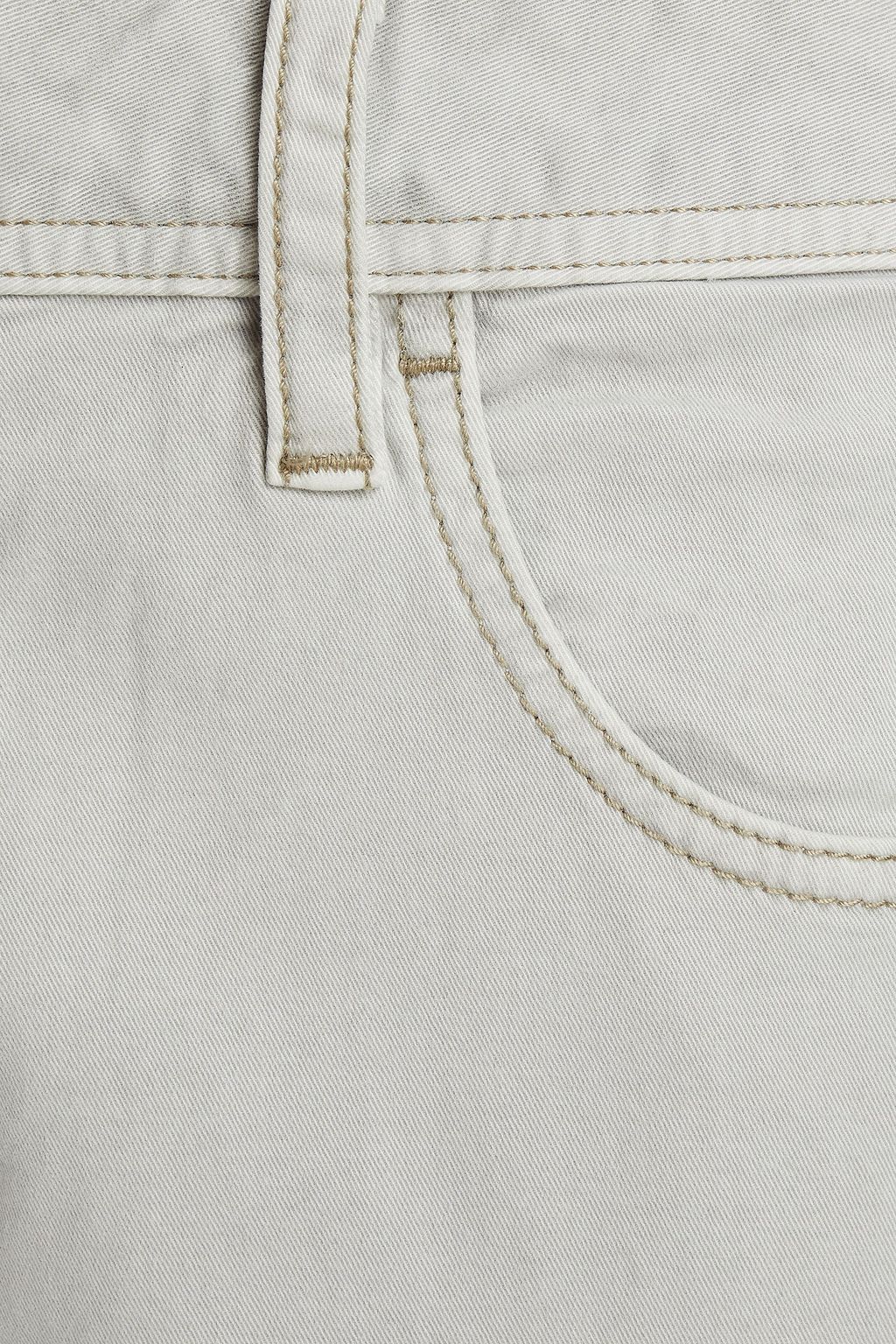 JAMES PERSE Slim-fit brushed stretch-cotton twill pants