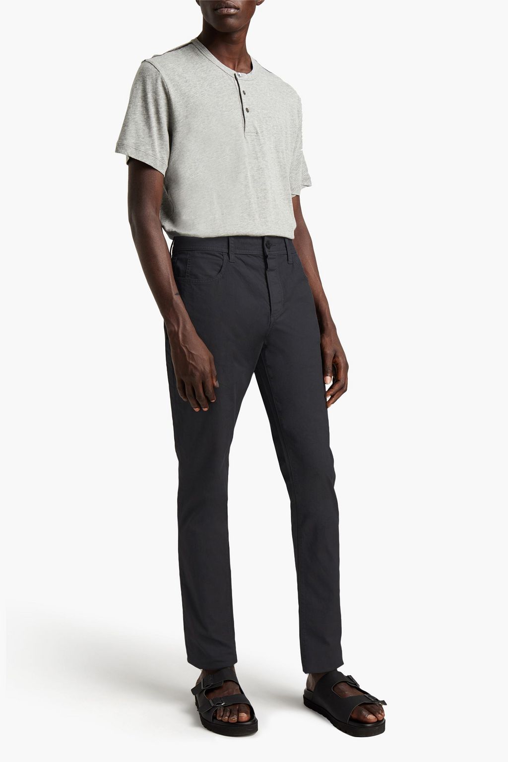 JAMES PERSE Cotton-blend twill pants