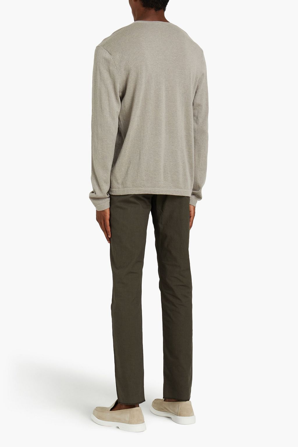 JAMES PERSE Cotton-blend twill pants