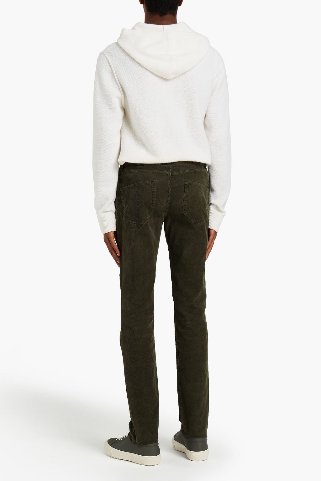 JAMES PERSE Slim-fit cotton-blend corduroy pants