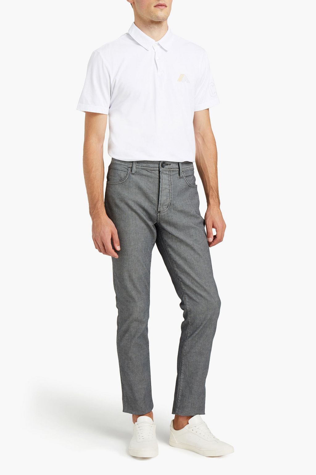 JAMES PERSE Slim-fit stretch-cotton corduroy pants