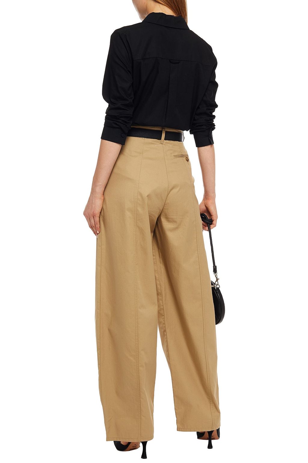 MM6 MAISON MARGIELA Cotton-poplin wide-leg pants
