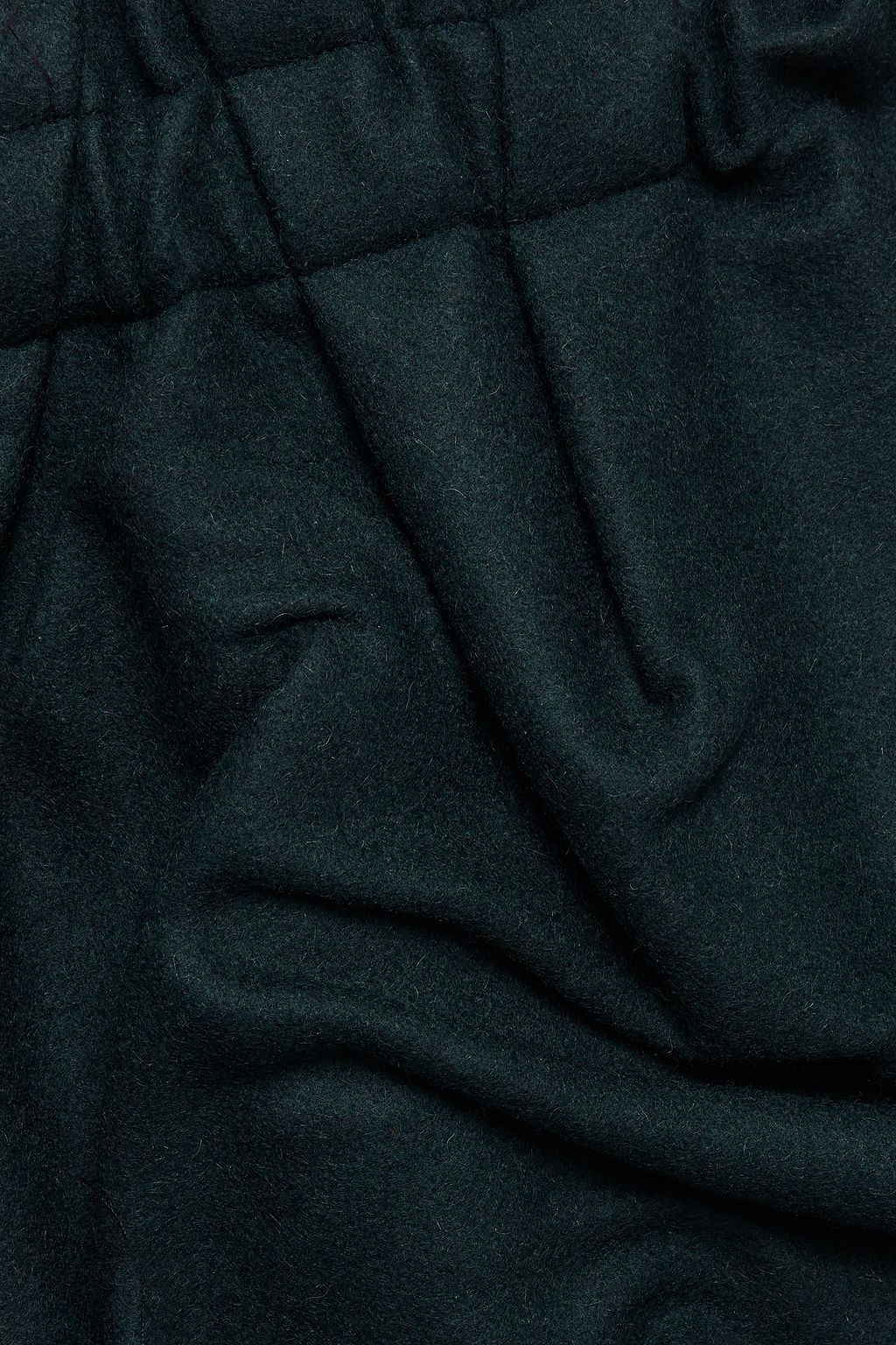 MM6 MAISON MARGIELA Crinkled wool-blend felt skirt