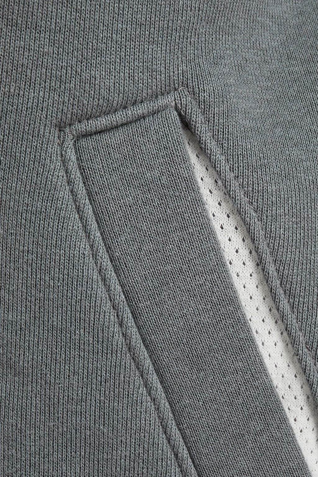 JAMES PERSE French cotton-terry hoodie