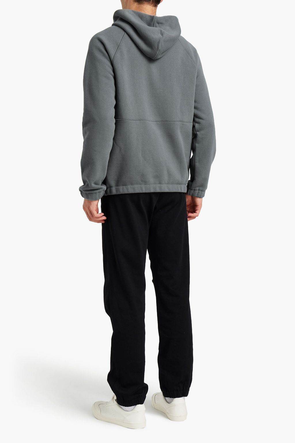 JAMES PERSE French cotton-terry hoodie