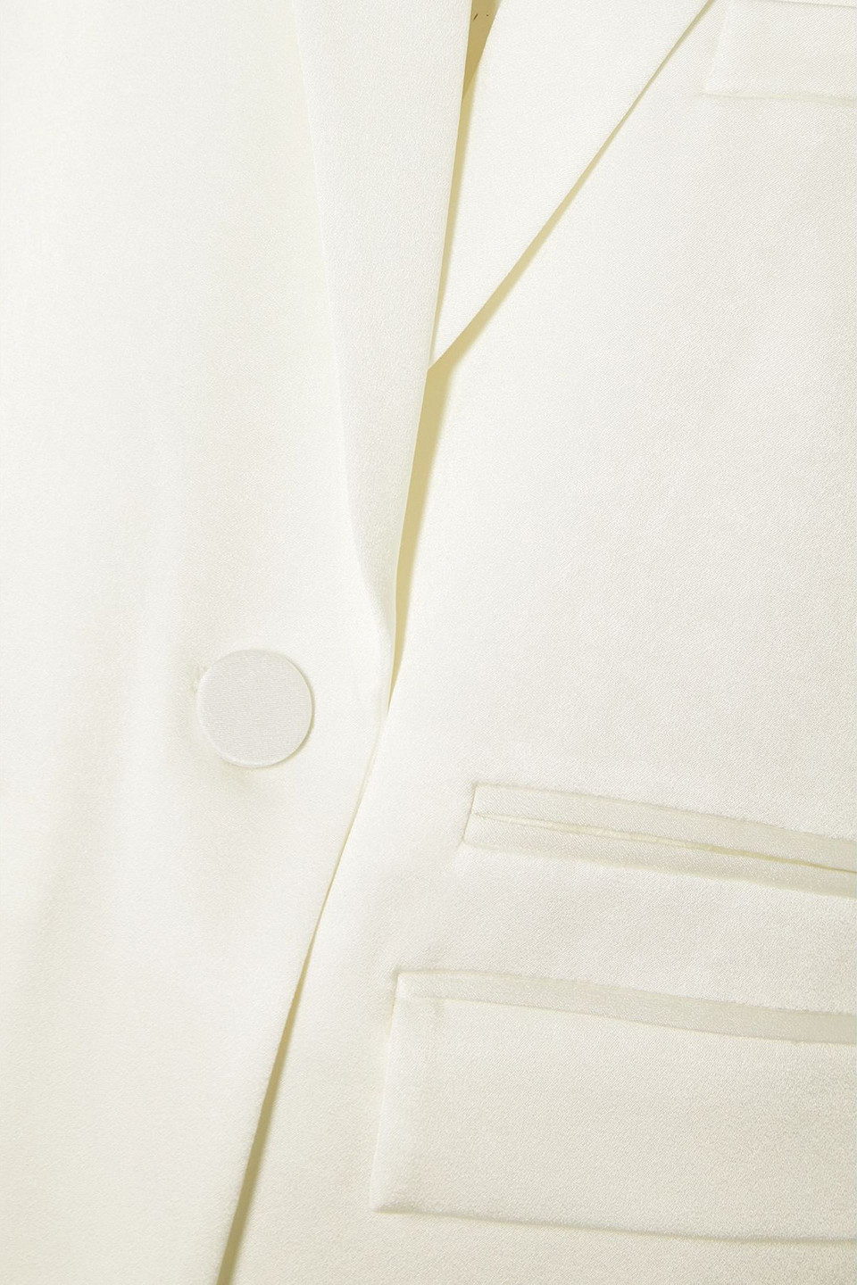 ALEX PERRY HARTFORD SATIN-CREPE BLAZER