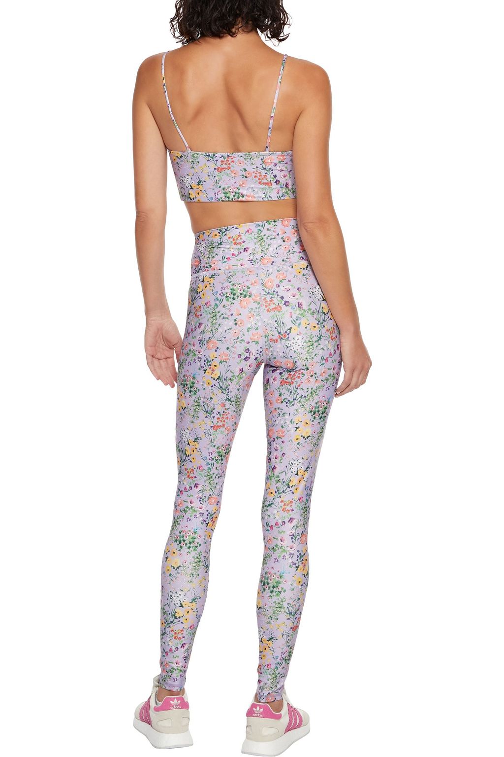 ALICE + OLIVIA Penny cropped floral-print stretch tank